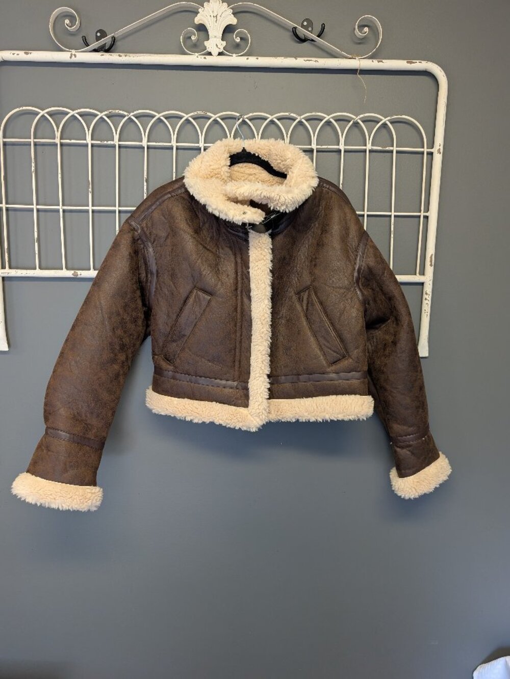 Size S - New No Tags Raisonelle Faux Leather Jacket